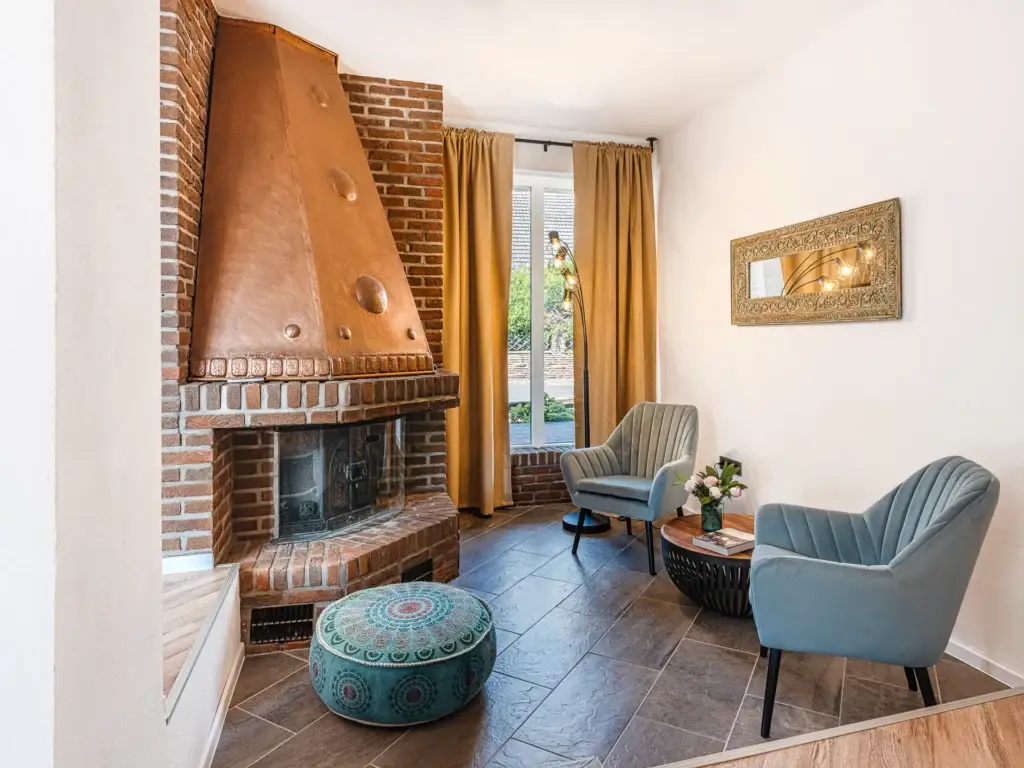 Fire place at Amber