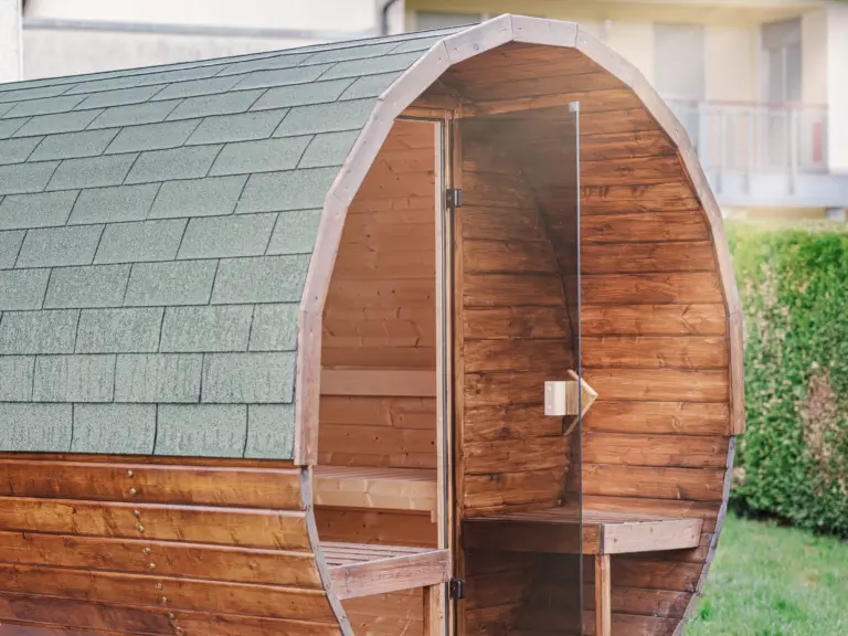 Sapphire White sauna