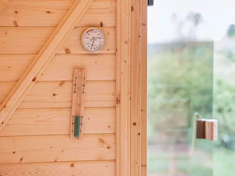 Sapphire White sauna