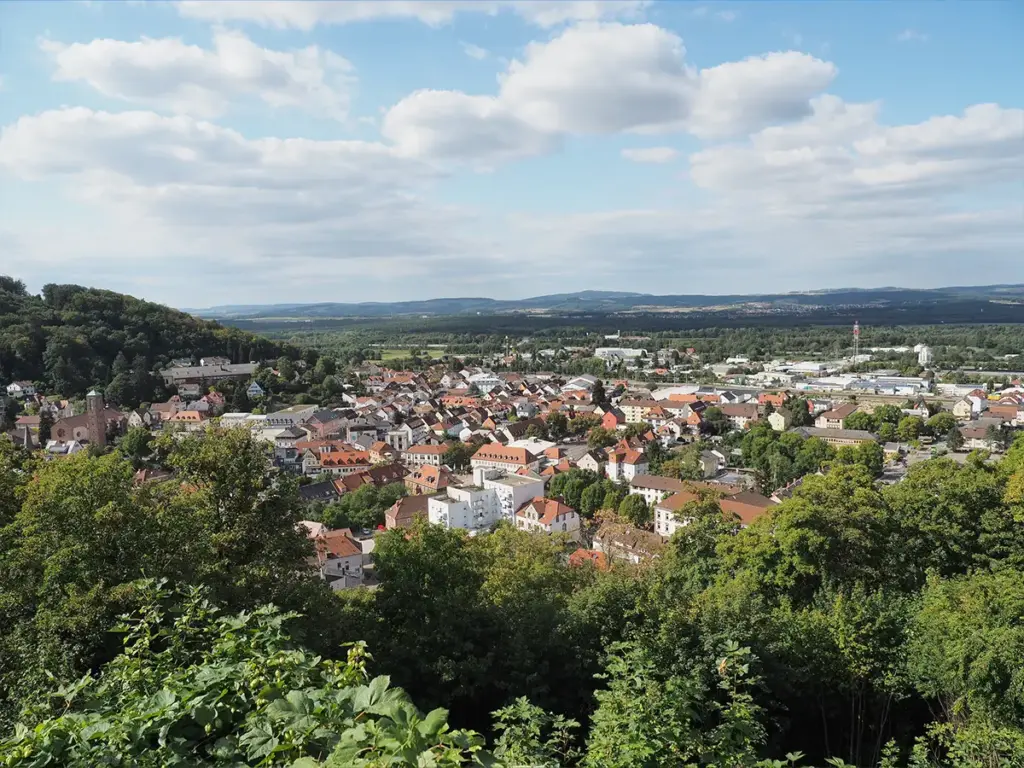 Landstuhl town center near Ramstein Air Base in the Kaiserslautern Military Community